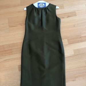 Barney’s New York green shift dress